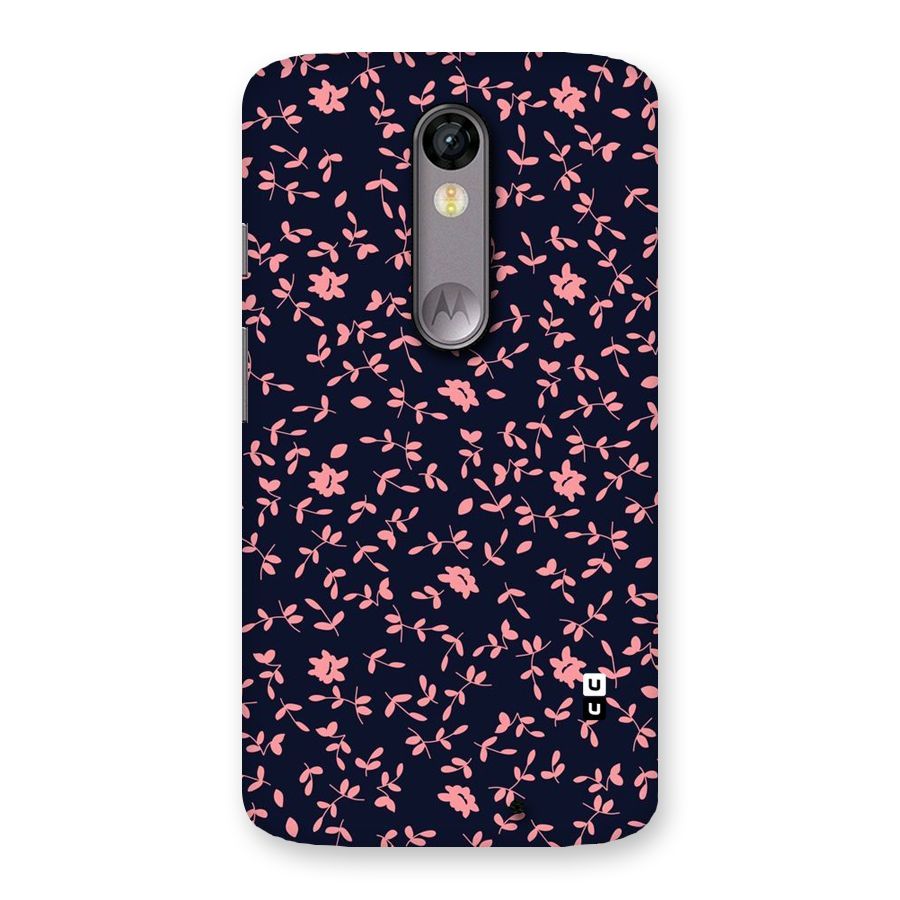 Pink Plant Design Back Case for Moto X Force