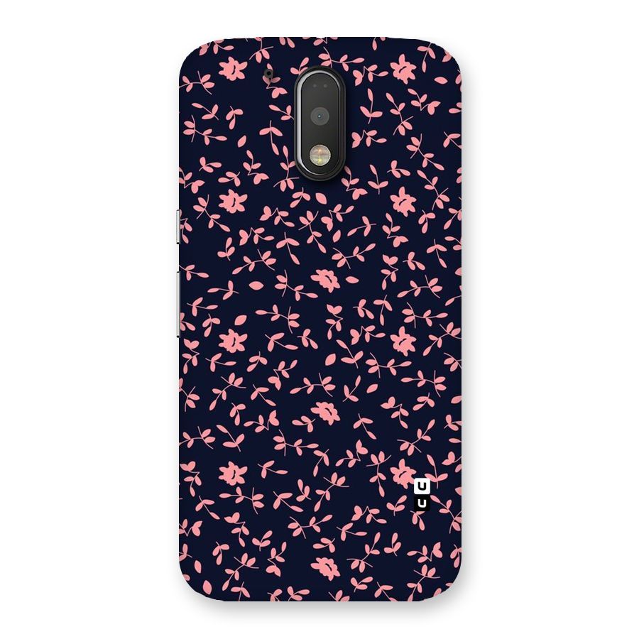 Pink Plant Design Back Case for Motorola Moto G4