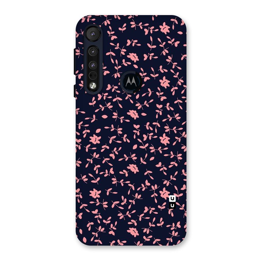 Pink Plant Design Back Case for Motorola One Macro