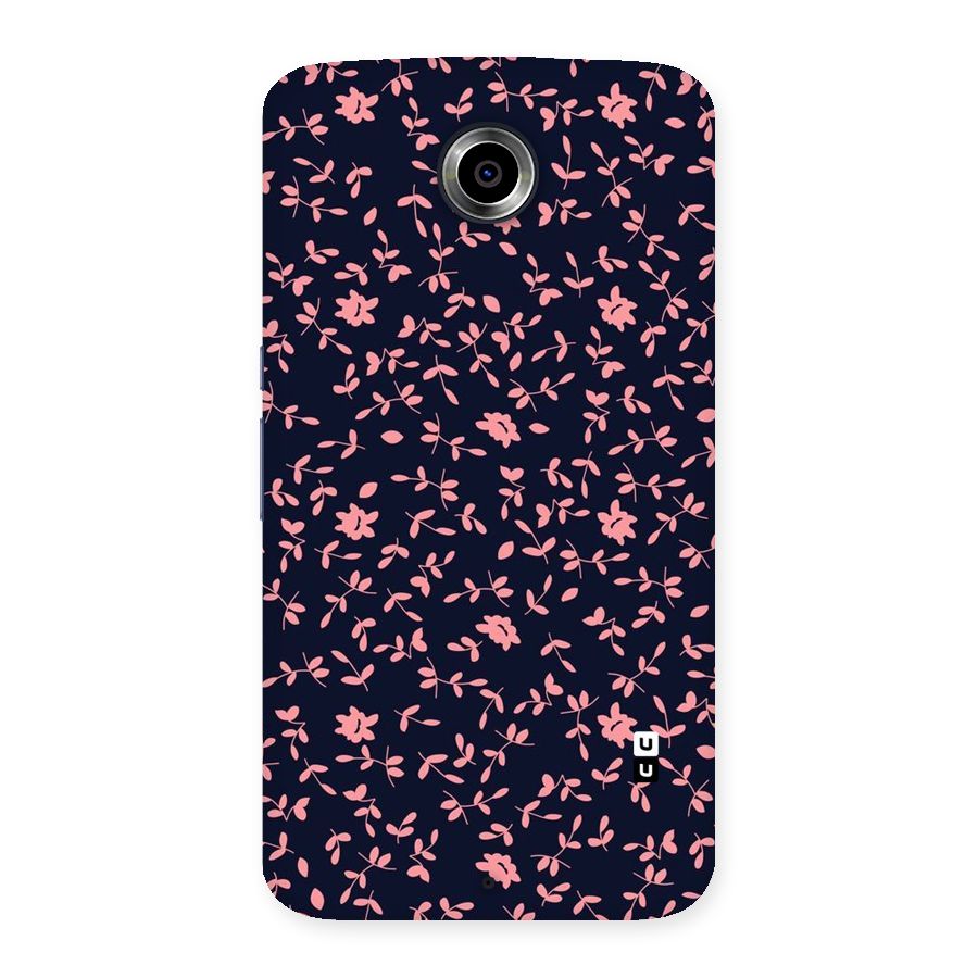 Pink Plant Design Back Case for Nexsus 6