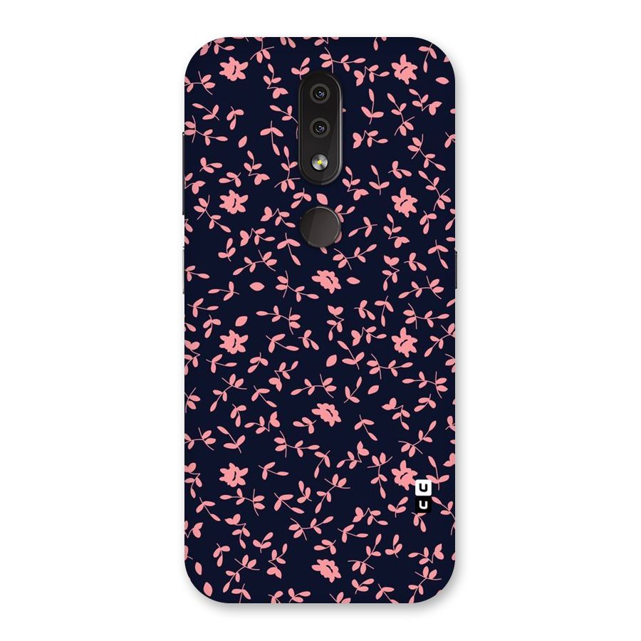 Pink Plant Design Back Case for Nokia 4.2