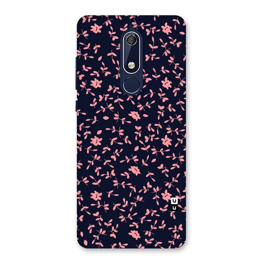 Pink Plant Design Back Case for Nokia 5.1