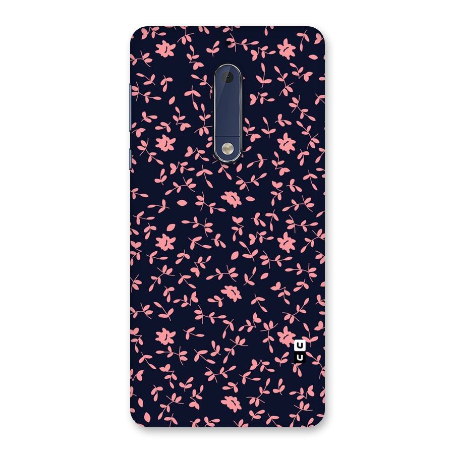 Pink Plant Design Back Case for Nokia 5