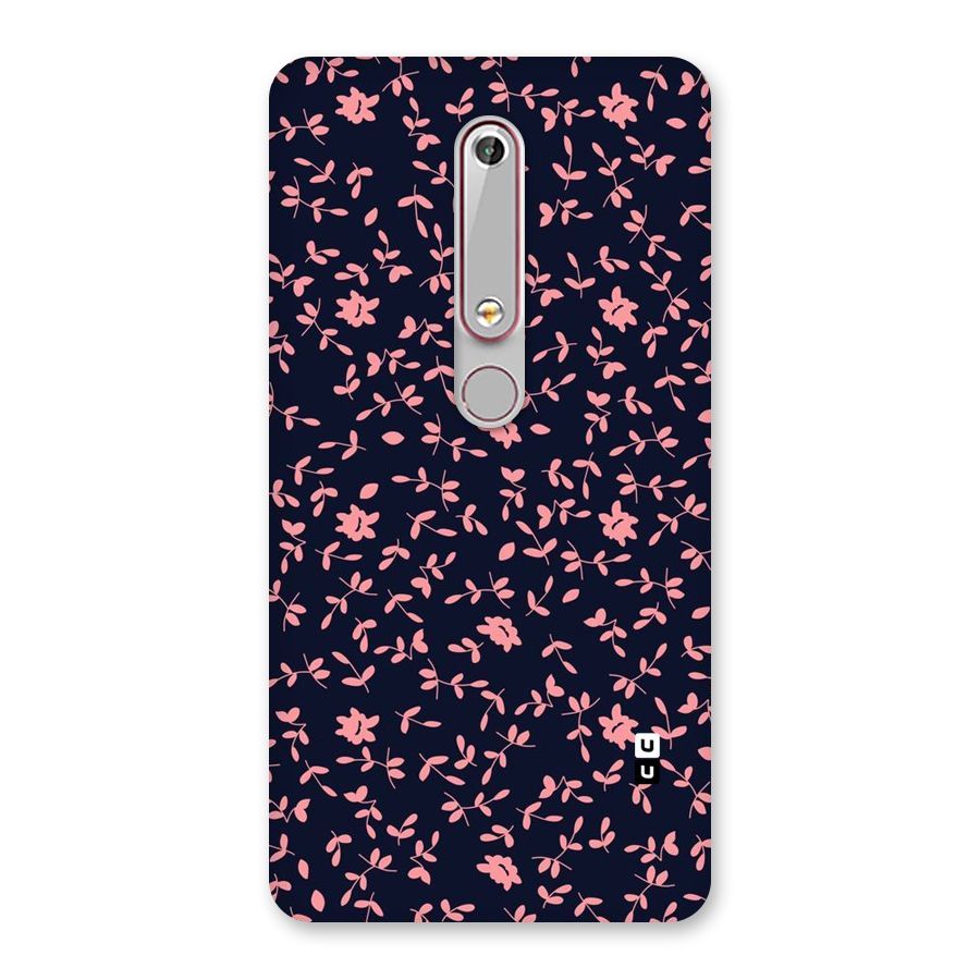 Pink Plant Design Back Case for Nokia 6.1