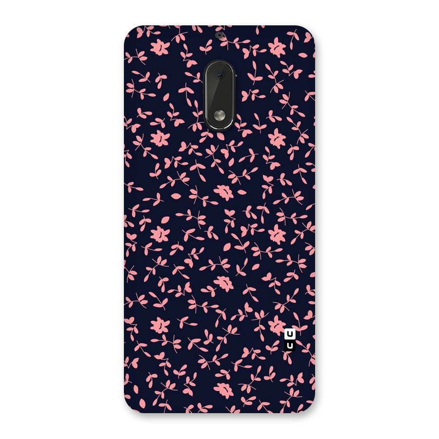 Pink Plant Design Back Case for Nokia 6