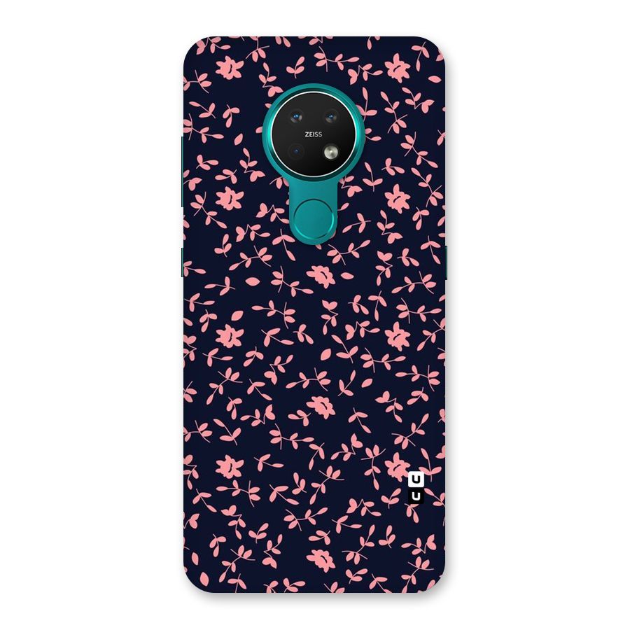 Pink Plant Design Back Case for Nokia 7.2