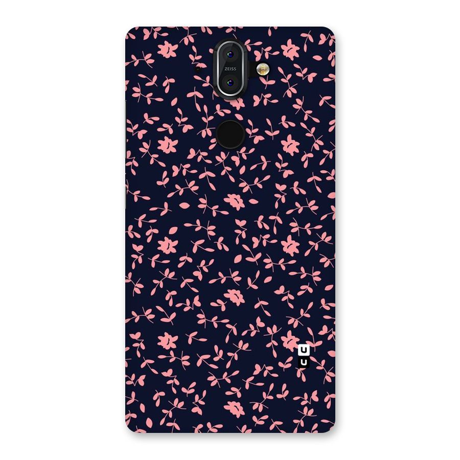 Pink Plant Design Back Case for Nokia 8 Sirocco
