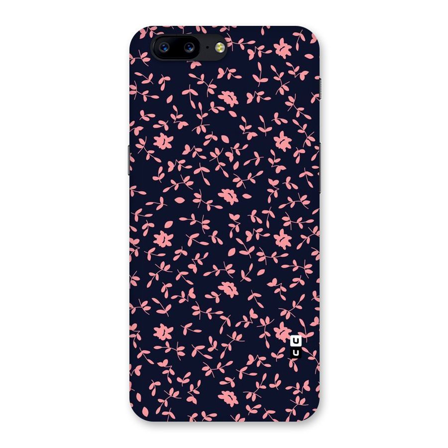 Pink Plant Design Back Case for OnePlus 5