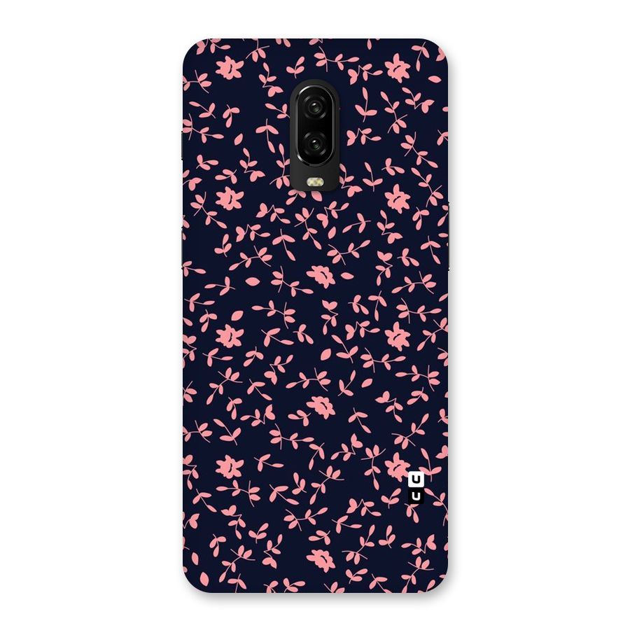 Pink Plant Design Back Case for OnePlus 6T