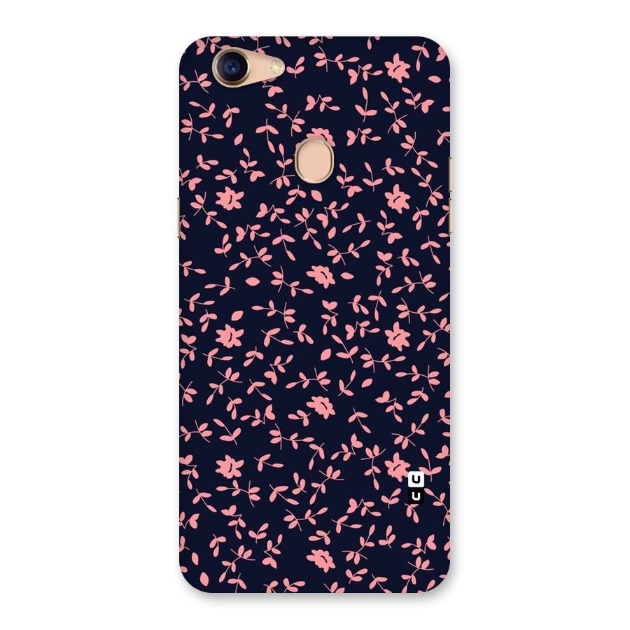 Pink Plant Design Back Case for Oppo F5 Youth