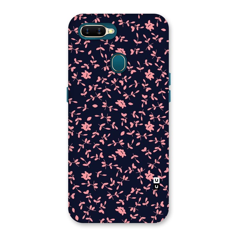 Pink Plant Design Back Case for Oppo A11k