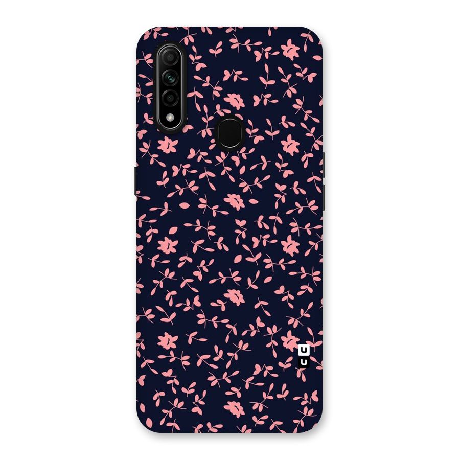 Pink Plant Design Back Case for Oppo A31