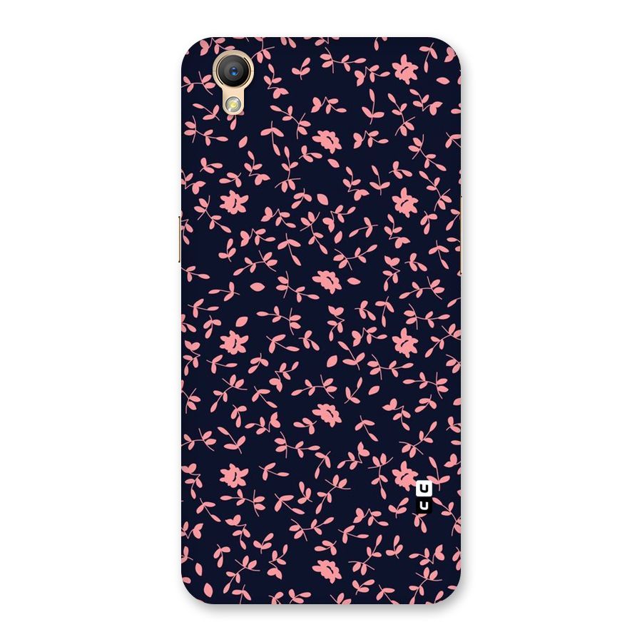 Pink Plant Design Back Case for Oppo A37