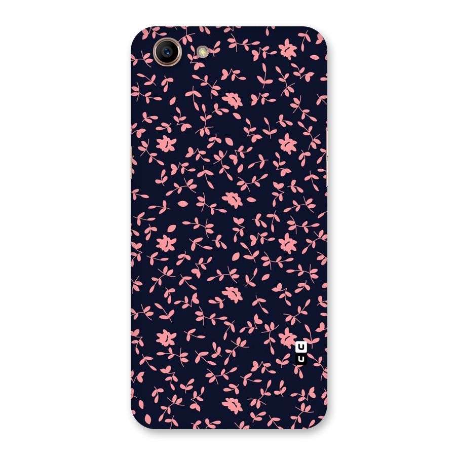 Pink Plant Design Back Case for Oppo A83 (2018)