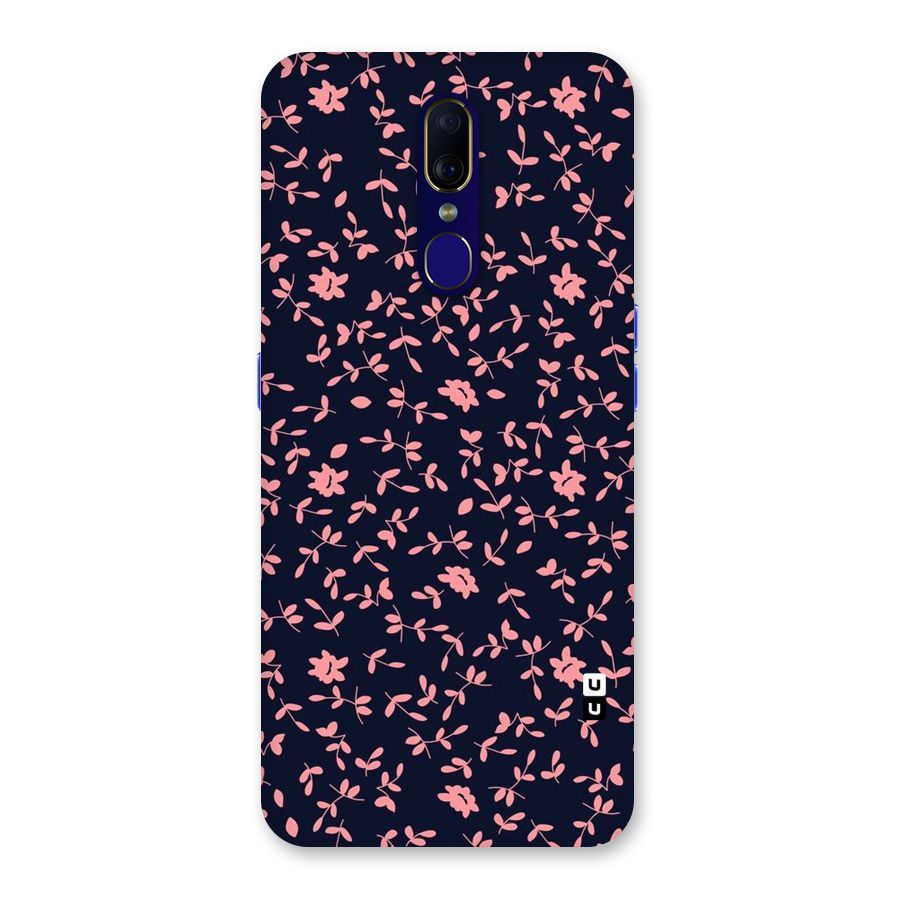 Pink Plant Design Back Case for Oppo F11