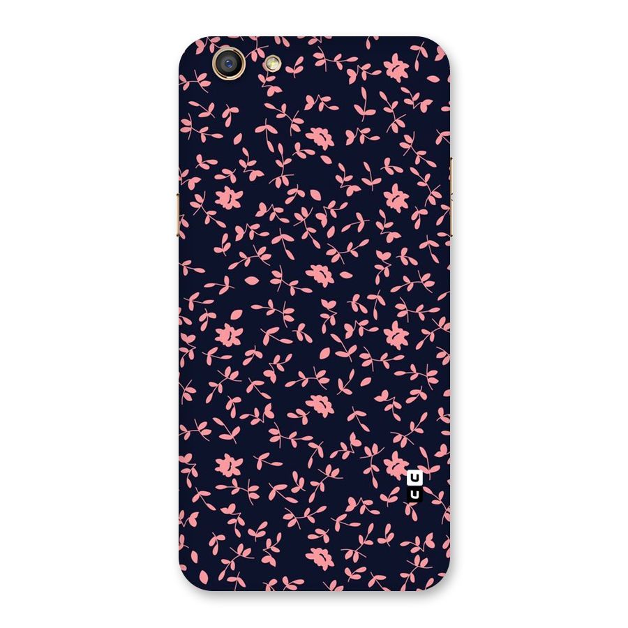 Pink Plant Design Back Case for Oppo F3
