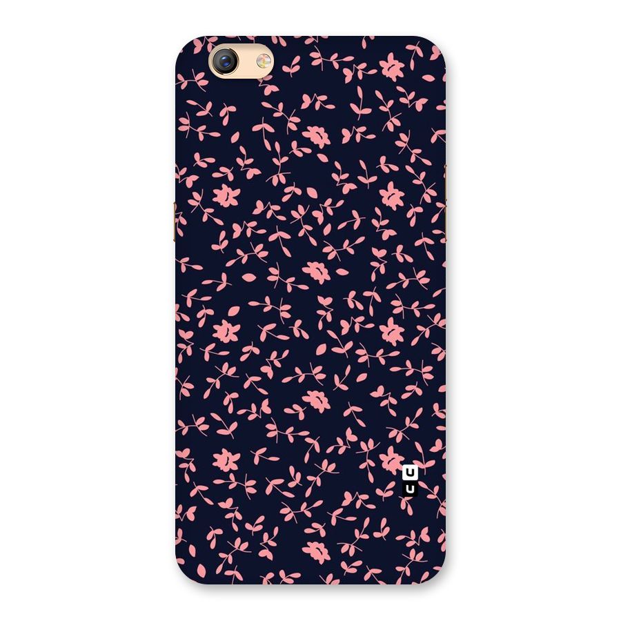Pink Plant Design Back Case for Oppo F3 Plus