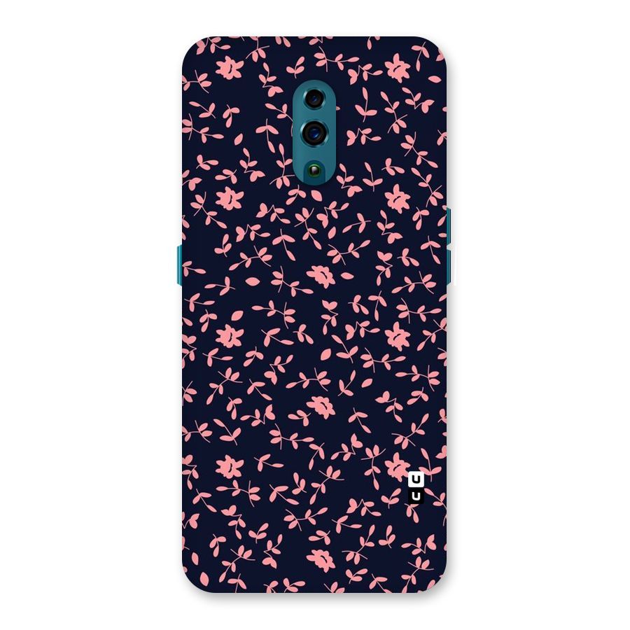 Pink Plant Design Back Case for Oppo Reno