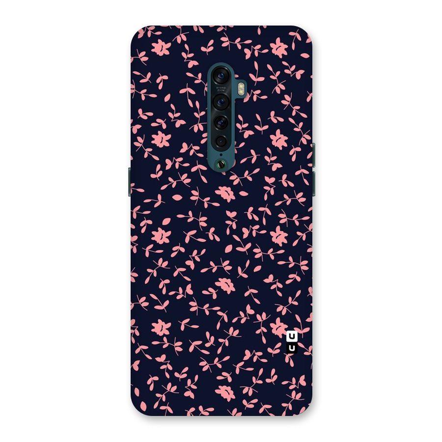 Pink Plant Design Back Case for Oppo Reno2