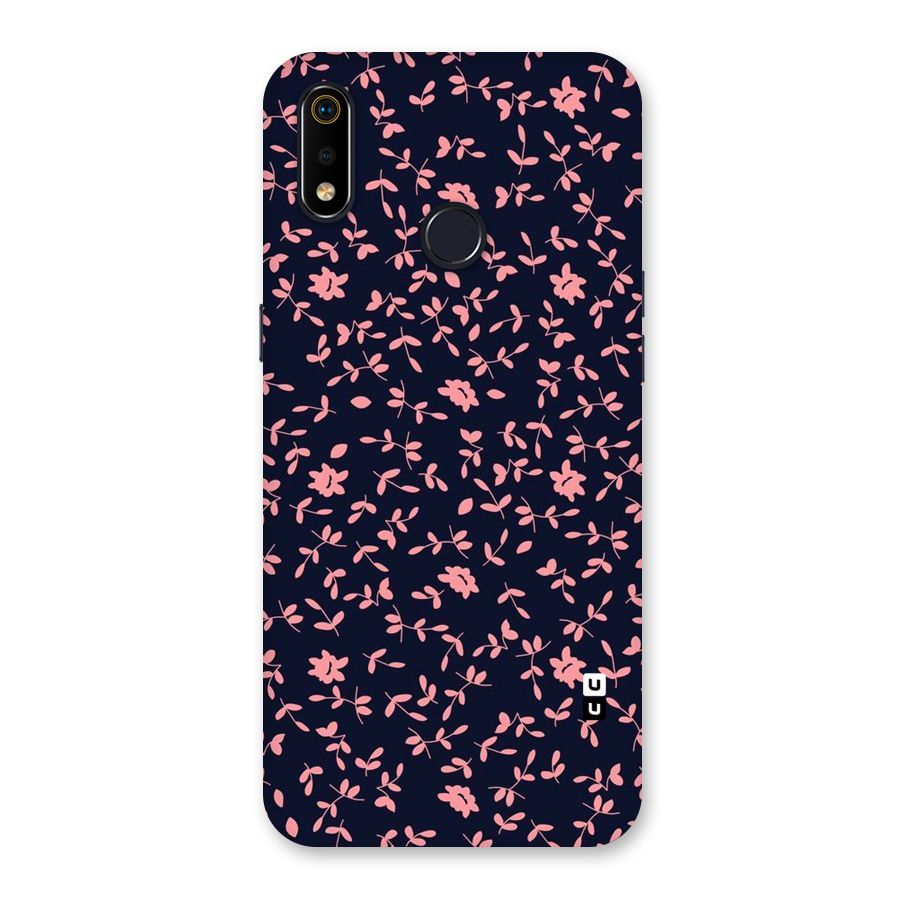Pink Plant Design Back Case for Realme 3i