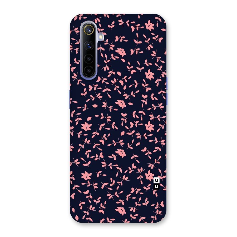 Pink Plant Design Back Case for Realme 6