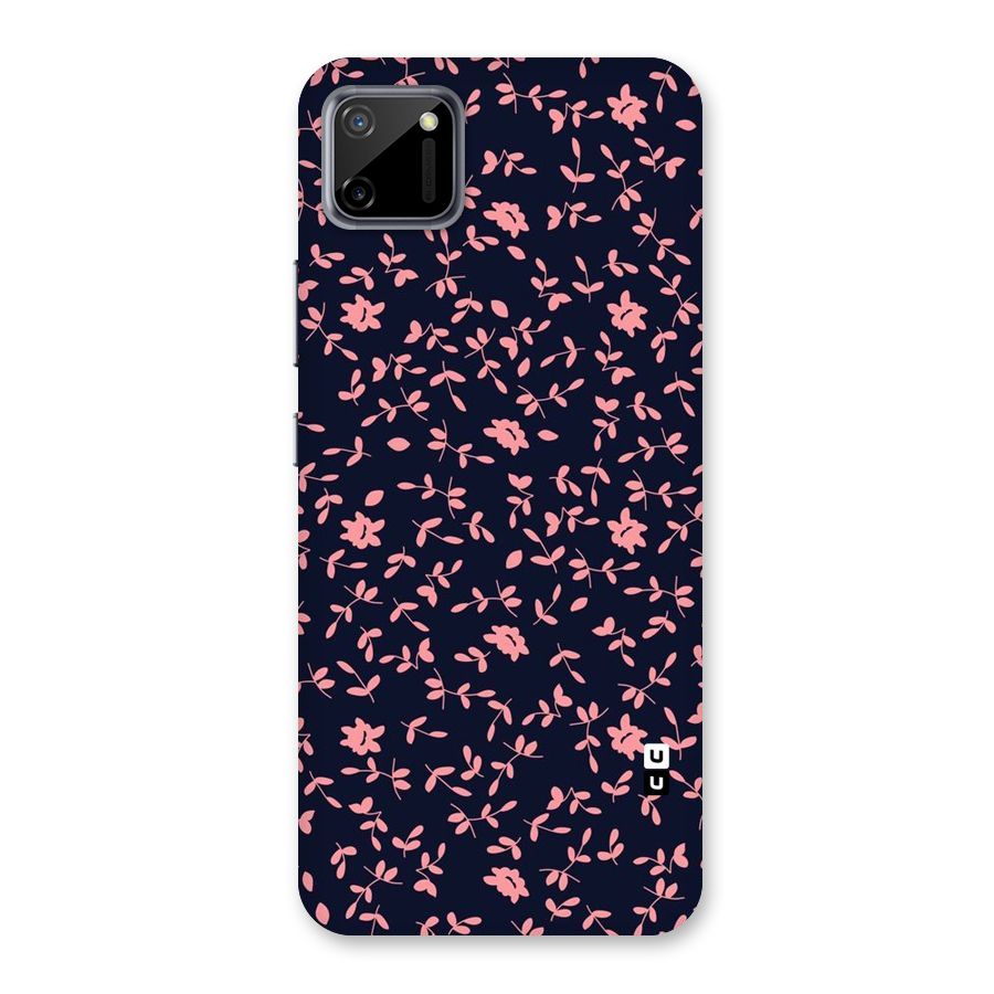 Pink Plant Design Back Case for Realme C11