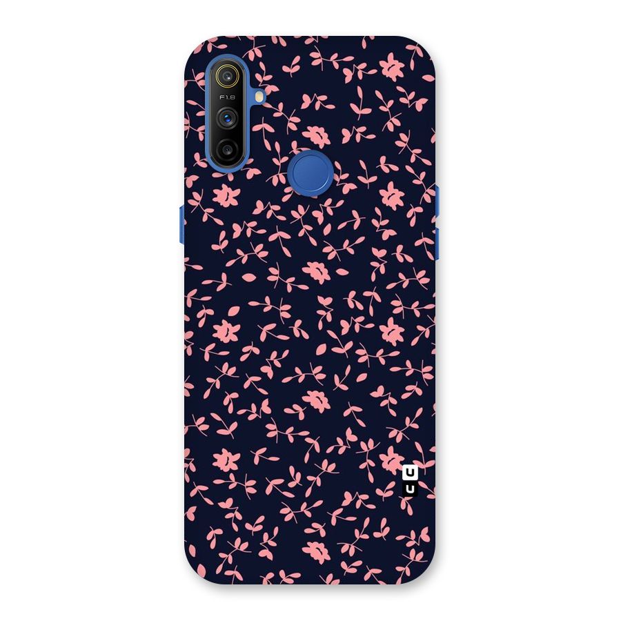 Pink Plant Design Back Case for Realme Narzo 10A