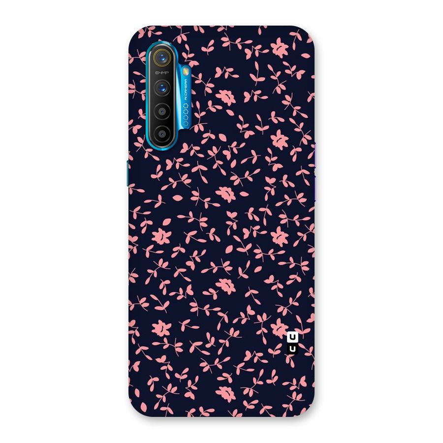 Pink Plant Design Back Case for Realme XT