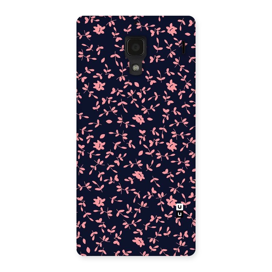 Pink Plant Design Back Case for Redmi 1S