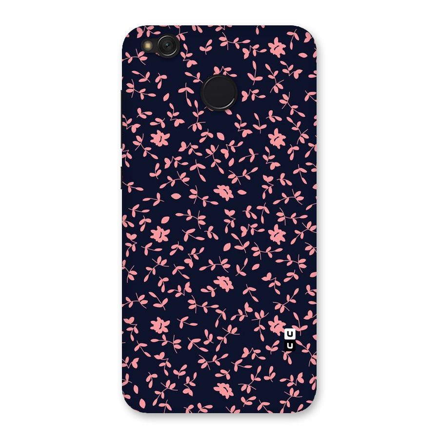 Pink Plant Design Back Case for Redmi 4