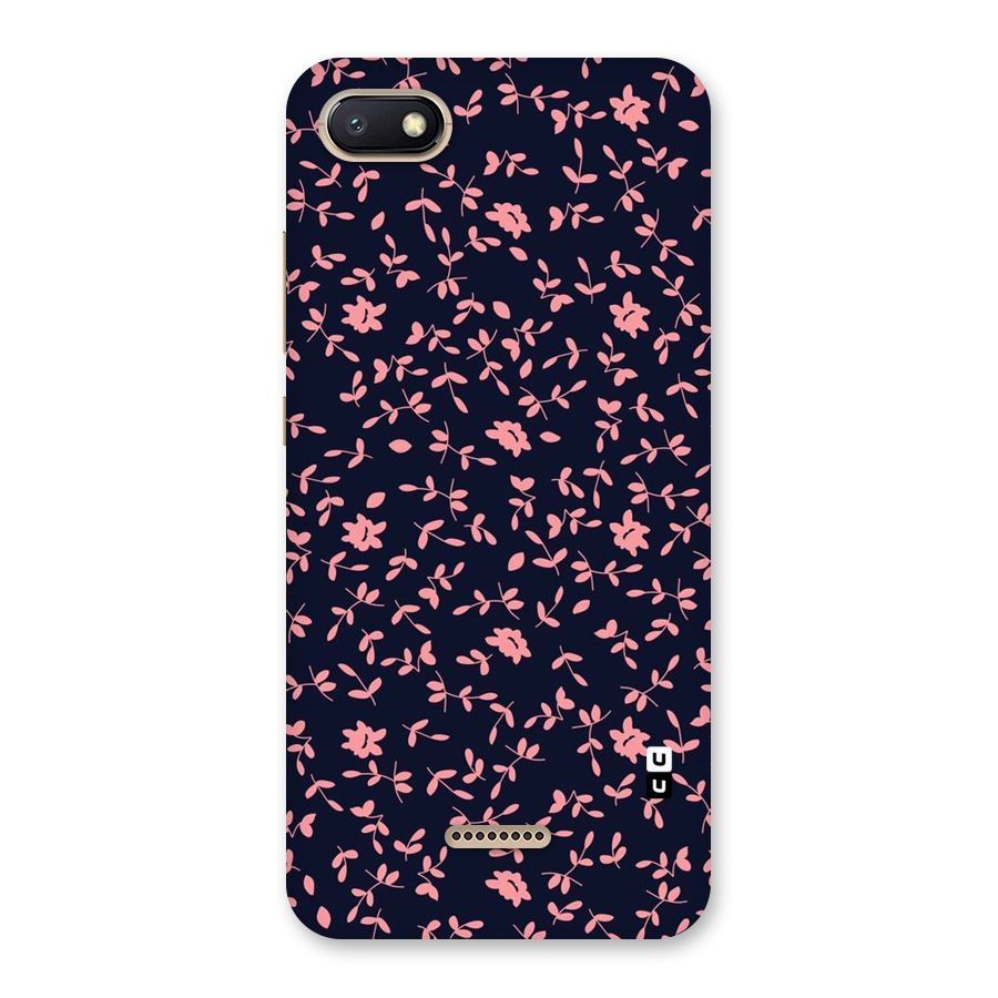 Pink Plant Design Back Case for Redmi 6A