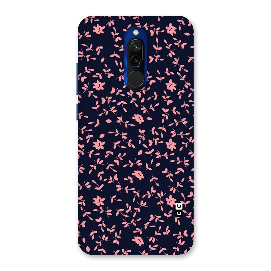 Pink Plant Design Back Case for Redmi 8