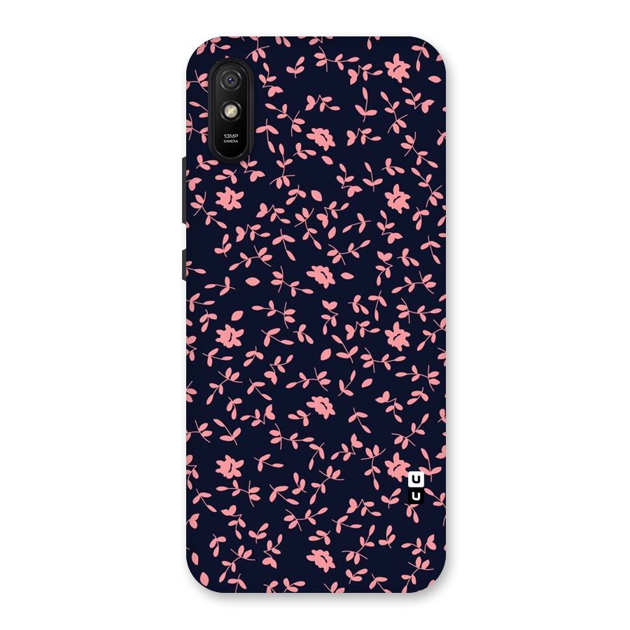 Pink Plant Design Back Case for Redmi 9A