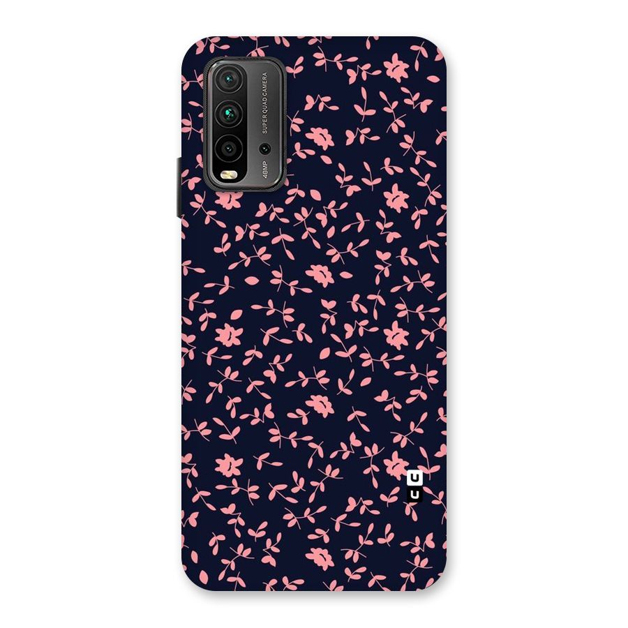 Pink Plant Design Back Case for Redmi 9 Power