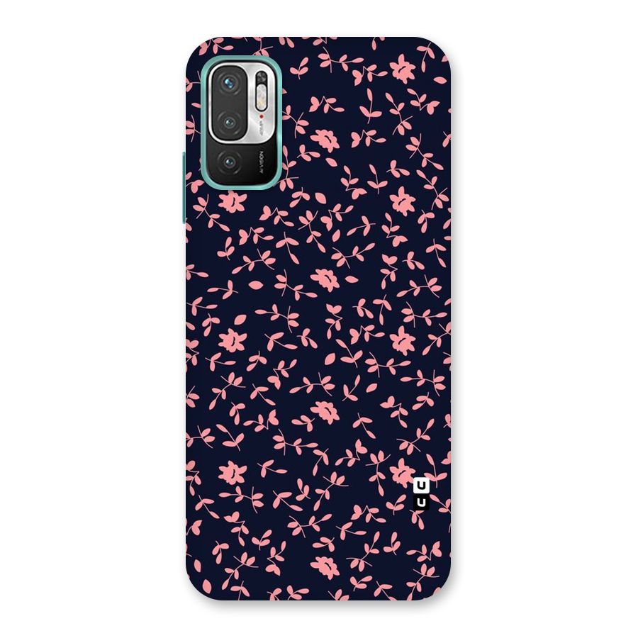 Pink Plant Design Back Case for Redmi Note 10T 5G