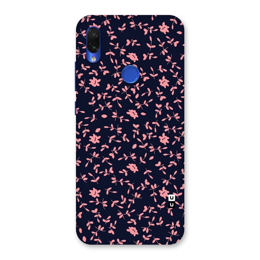 Pink Plant Design Back Case for Redmi Note 7S