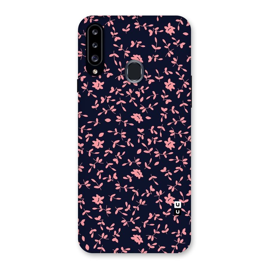 Pink Plant Design Back Case for Samsung Galaxy A20s