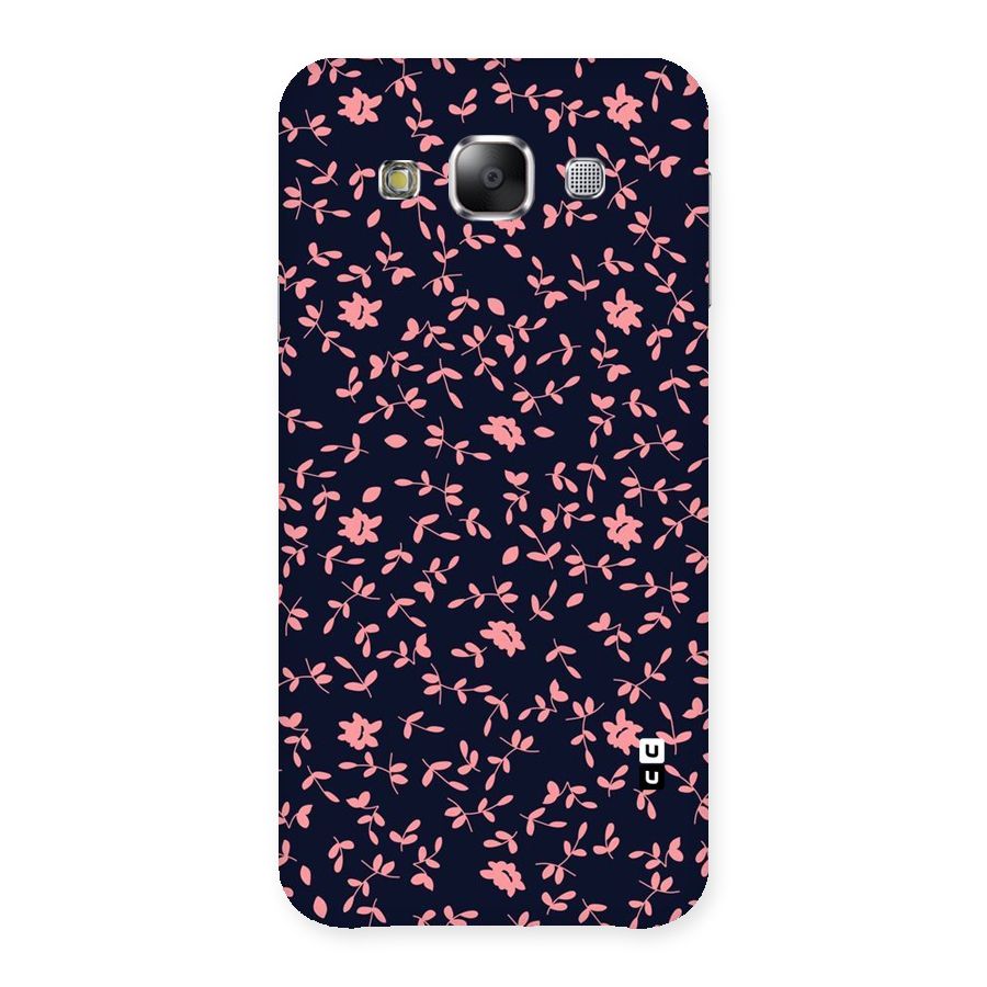 Pink Plant Design Back Case for Samsung Galaxy E5