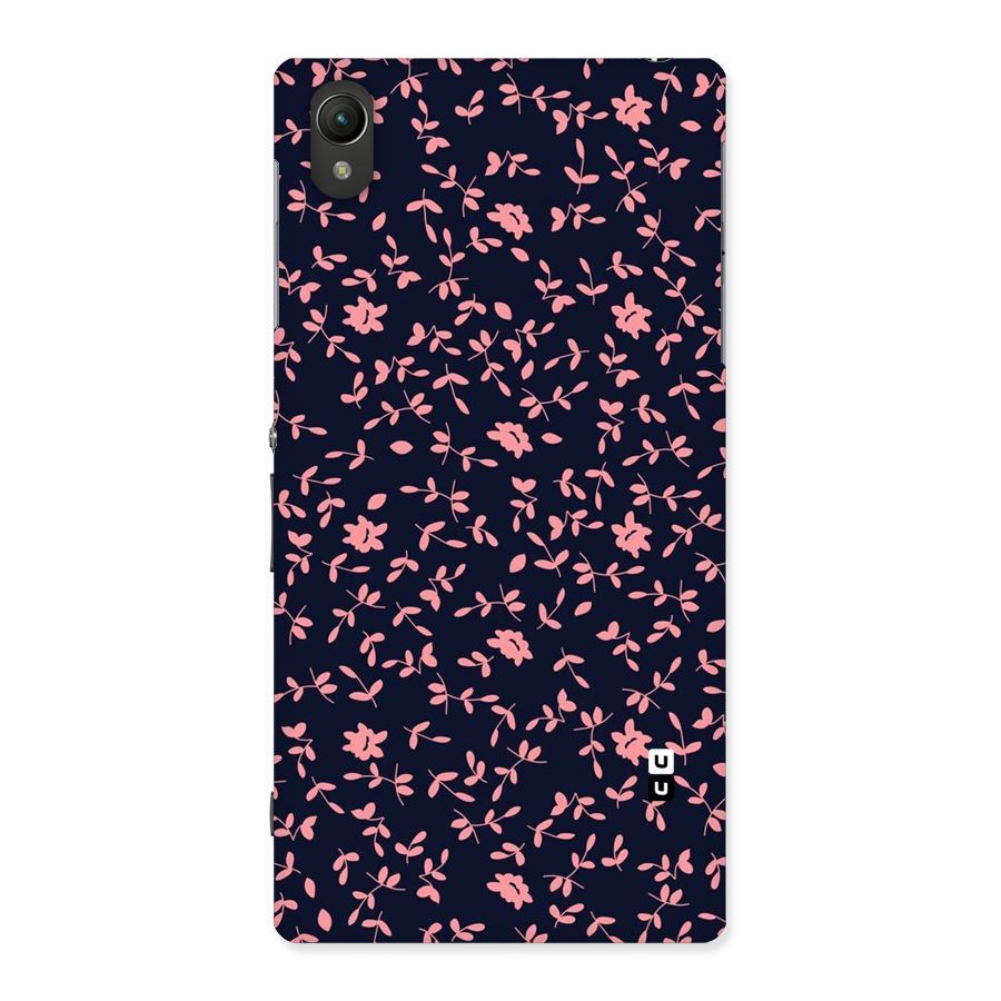 Pink Plant Design Back Case for Sony Xperia Z1