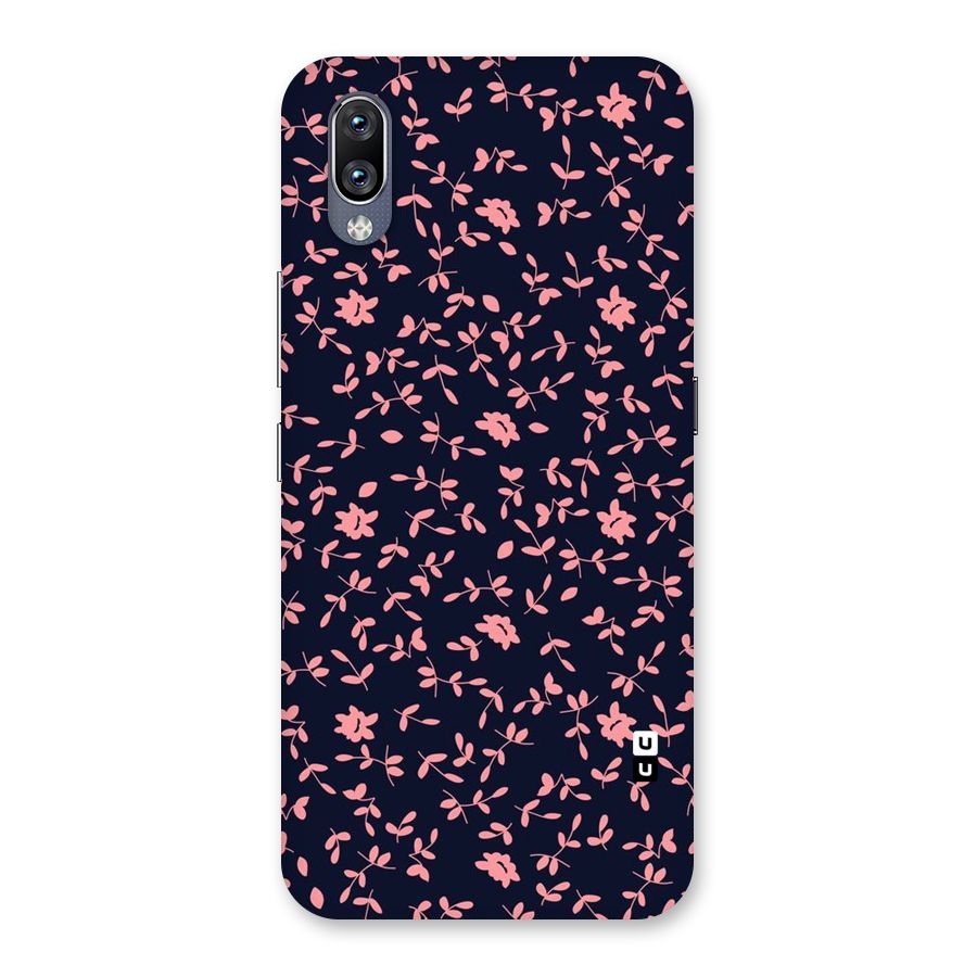 Pink Plant Design Back Case for Vivo NEX