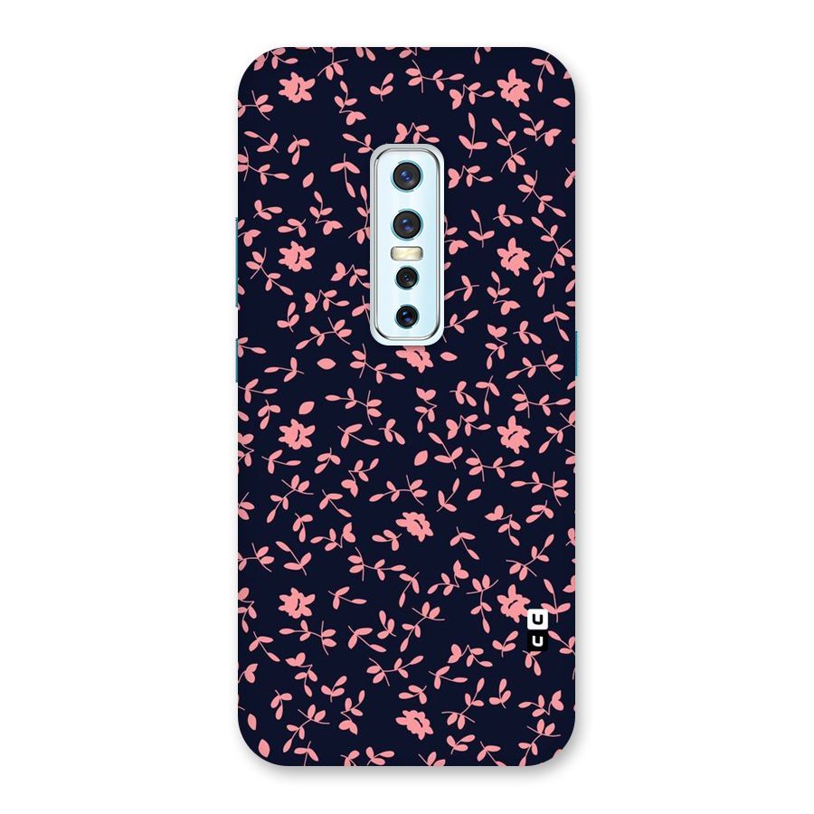 Pink Plant Design Back Case for Vivo V17 Pro