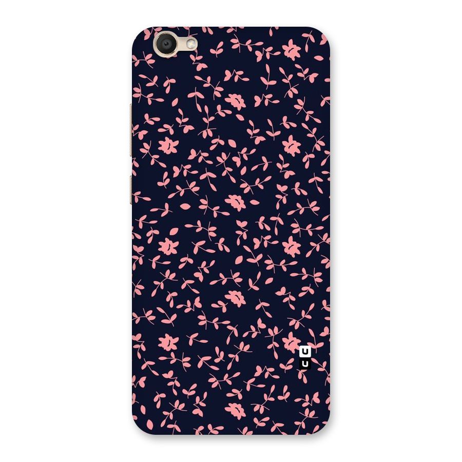 Pink Plant Design Back Case for Vivo V5