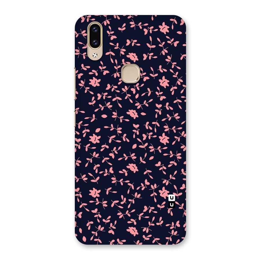 Pink Plant Design Back Case for Vivo V9 Youth