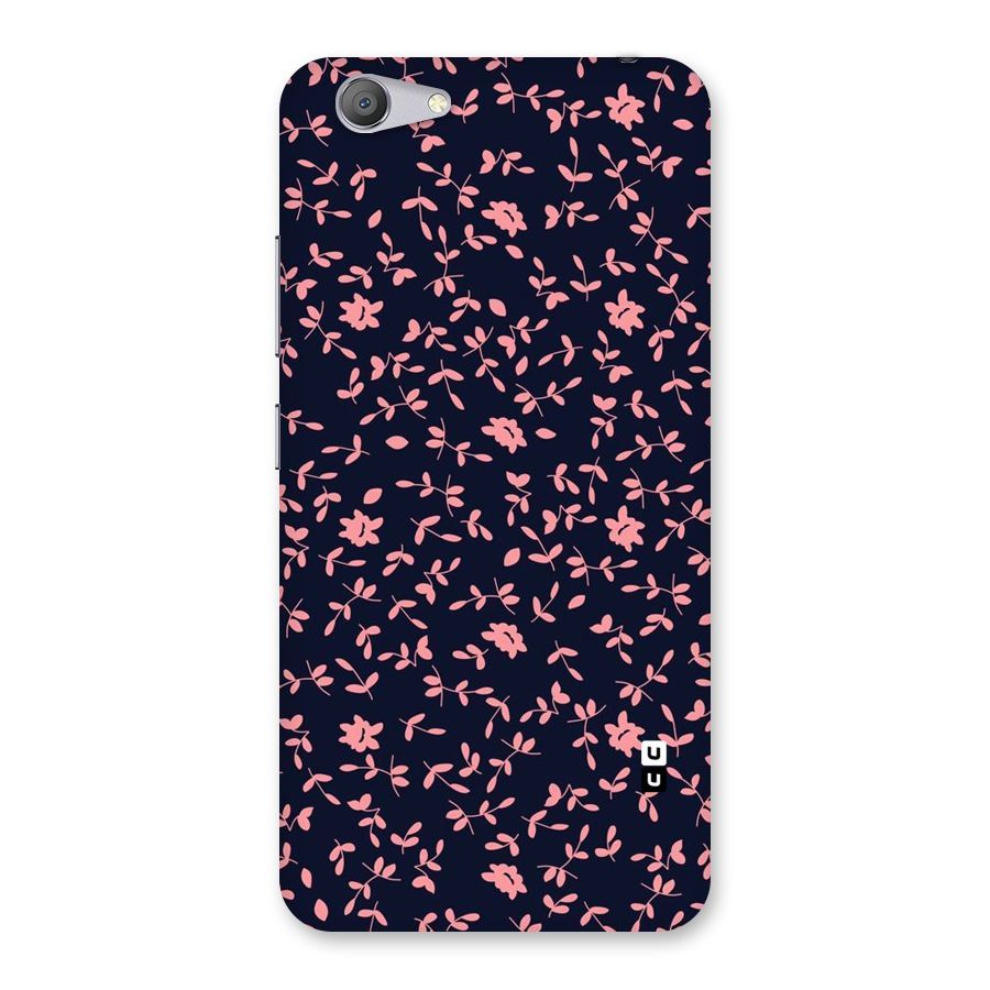 Pink Plant Design Back Case for Vivo Y53