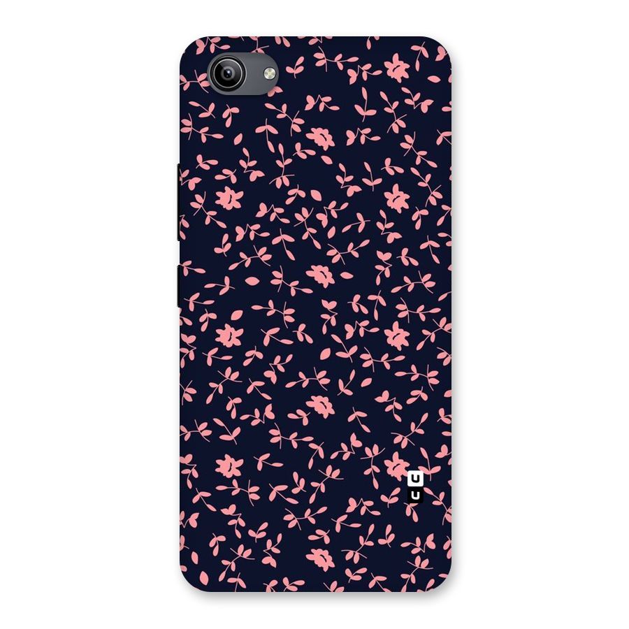 Pink Plant Design Back Case for Vivo Y81i