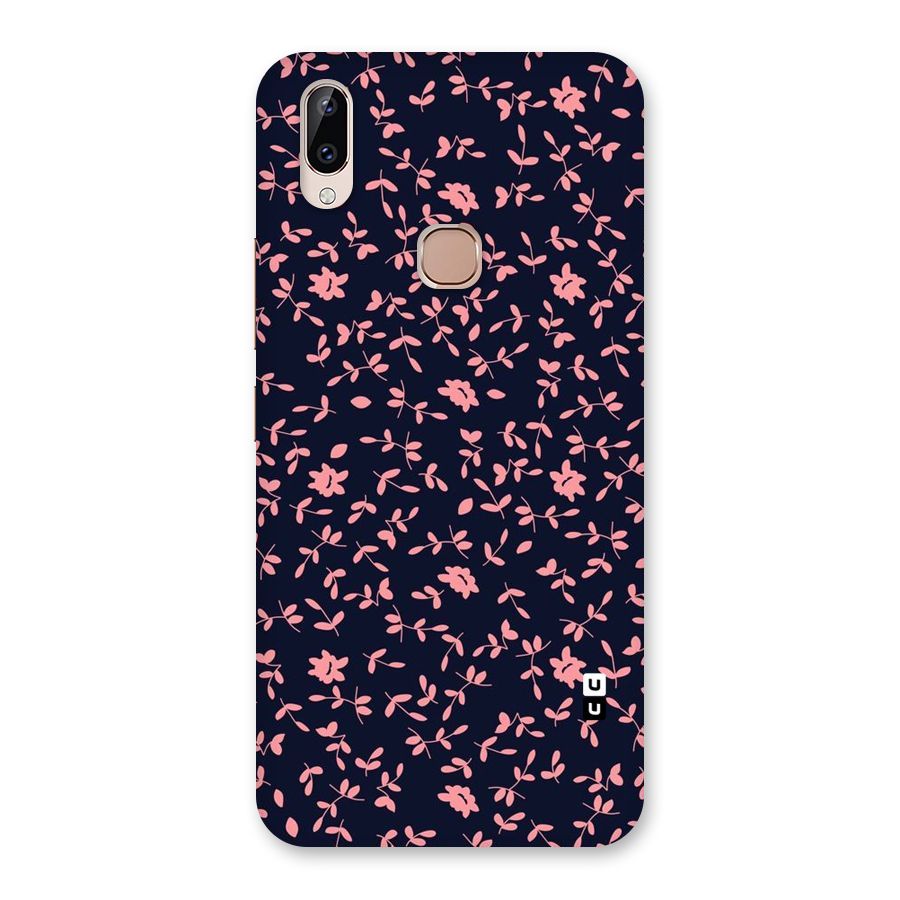 Pink Plant Design Back Case for Vivo Y83 Pro