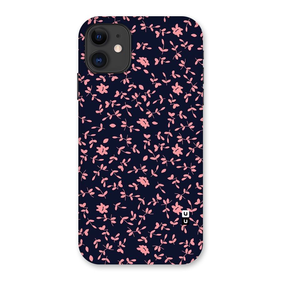Pink Plant Design Back Case for iPhone 11