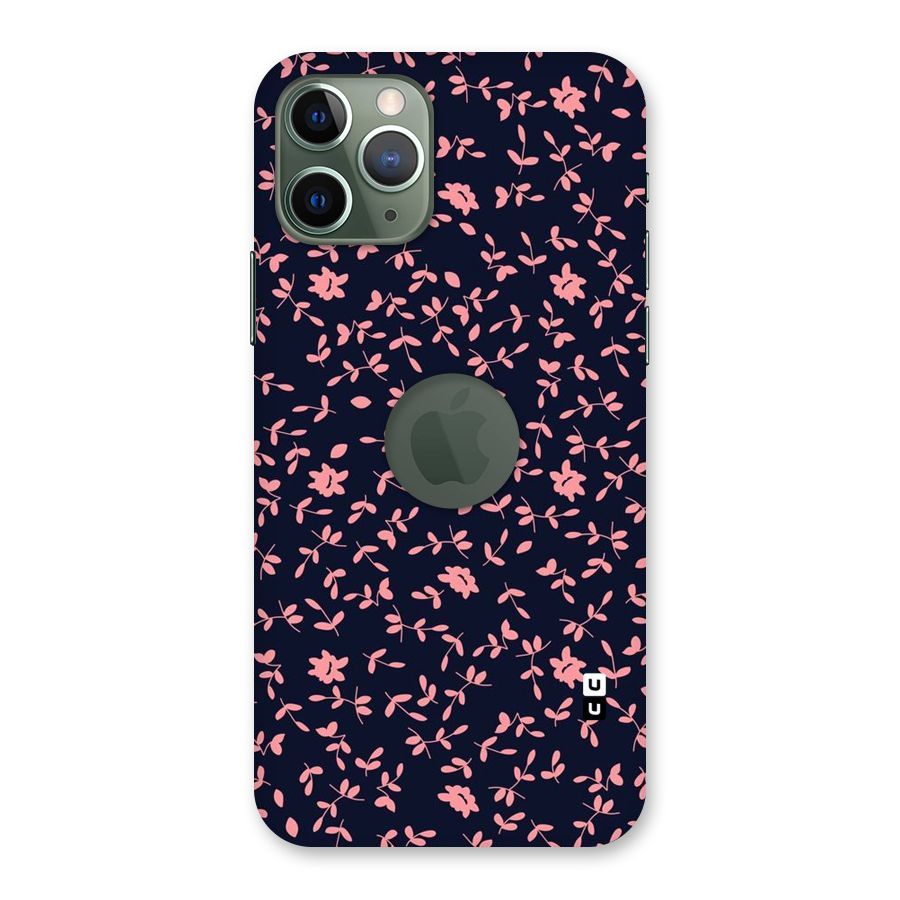 Pink Plant Design Back Case for iPhone 11 Pro Logo  Cut