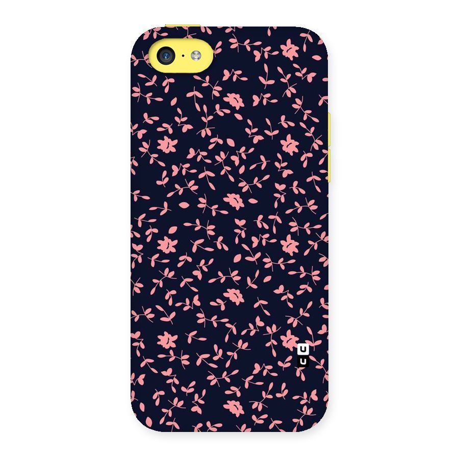 Pink Plant Design Back Case for iPhone 5C
