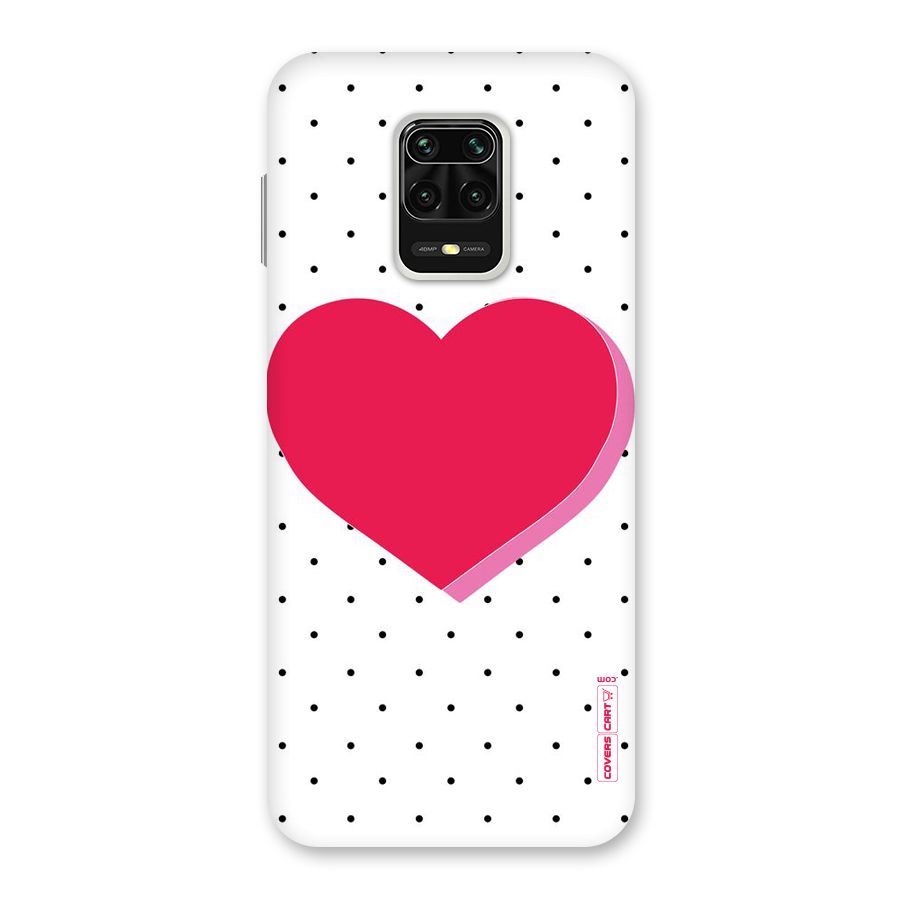 Pink Polka Heart Back Case for Poco M2 Pro